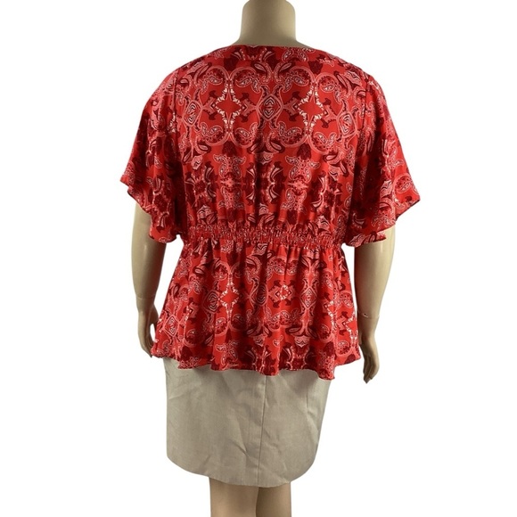 Marybelle Paisley Top Size 2X Multicolor - Picture 5 of 7